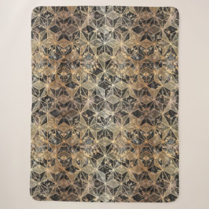 Marmor und geometrisches Muster Sherpadecke