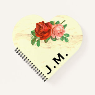 Marmor und Rosen Notizbuch
