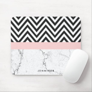 Marmor und Zickzack Mousepad