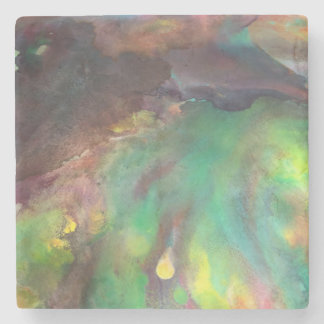 Marmor-Untersetzer mit Johnson Abstrakt Artwork Steinuntersetzer