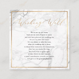 Marmor wünschend gut, kalligraphische Imitate Gold Begleitkarte