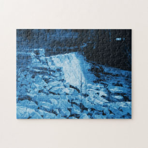 Marmorabend in blauer Fantasie Kunst
