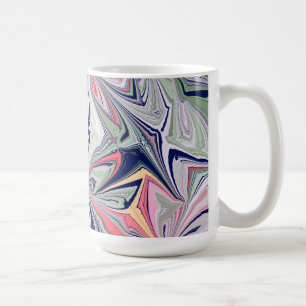 Marmorabstraktes Design Kaffeetasse
