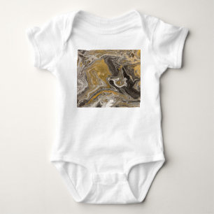Marmoracrylat, naturinspirierte Textur. Baby Strampler