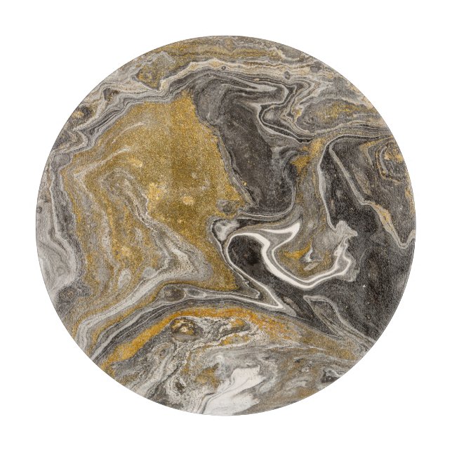 Marmoracrylat, naturinspirierte Textur. Schneidebrett (Vorderseite)