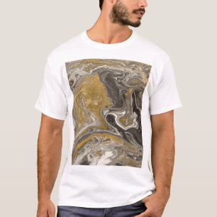 Marmoracrylat, naturinspirierte Textur. T-Shirt