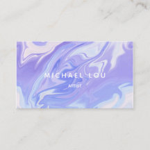 Marmorblau Lavander Luxus Iridesade