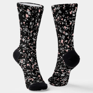 Marmorchips Gestein formen Teile abstrakt struktur Socken