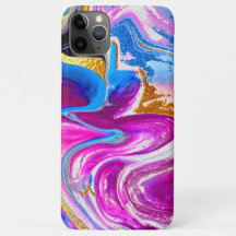 Marmordesign aus rosa Glitzer