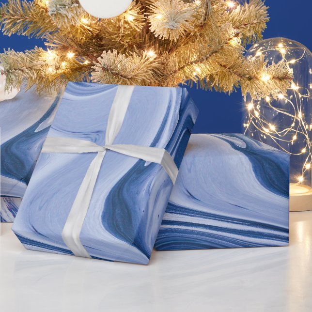 Marmordesign Geschenkpapier (Feiertage)