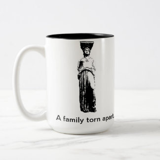 Marmore wiedervereinigten sich Caryatid-Tasse Zweifarbige Tasse