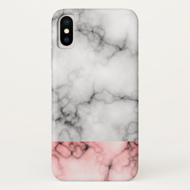 Marmorfarbblöcke Case-Mate iPhone Hülle (Rückseite)