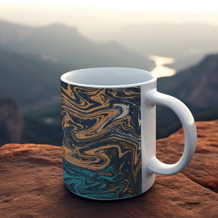 Marmorfarben Kaffeetasse