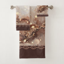 Marmorfarben mit Glitzer-Akzenten