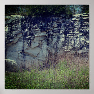 Marmorfelsen an der Naturbrücke 2 Natur Poster