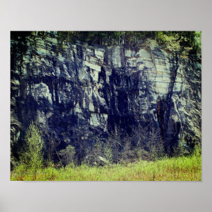 Marmorfelsen an der natürlichen Brücke 3 Natur Poster