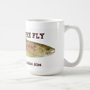 Marmorforelle vom wilden Schnell der julianischen Kaffeetasse