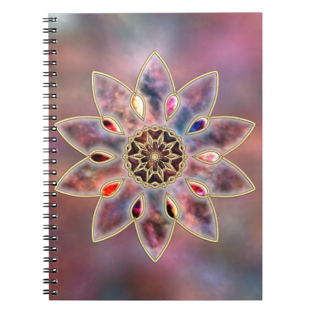 Marmorgalaxien-Notebook Notizblock (Vorderseite)