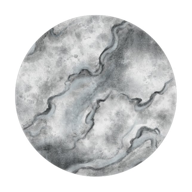 Marmorglas-Schneidplatte Schneidebrett (Vorderseite)