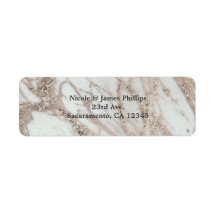 Marmorglasfenster Rose Rosa Gold Silber Designer C
