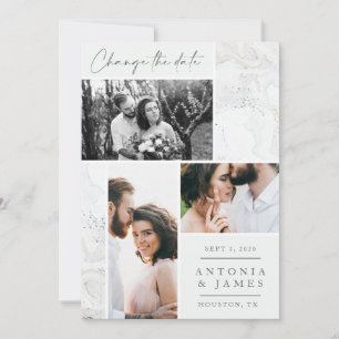 Marmorhochzeitwechsel Save The Date