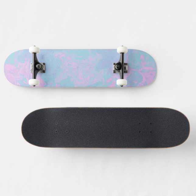 Marmorierte Pastellfarbe Skateboard (Horizontal)