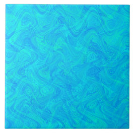 Marmoriertes Blaues Muster Fliese