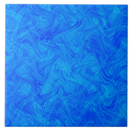 Marmoriertes Blaues Muster Fliese