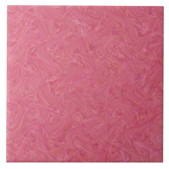 Marmoriertes Rosa Muster Fliese (Vorderseite)
