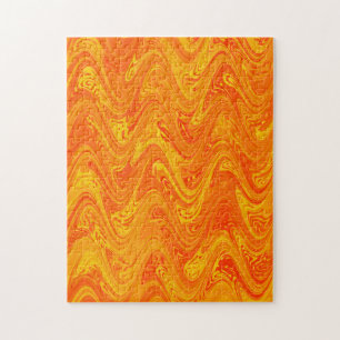 Marmorierung Orange Gelb Rot Muster