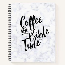 Marmorjournal für Kaffee und Bibelzeit Notizbuch
