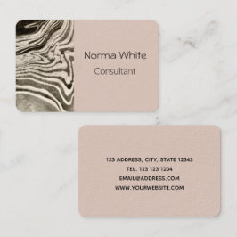 Marmorkarte Visitenkarte
