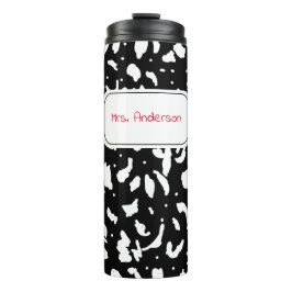 Marmorkomposition Personalisiert Thermosbecher