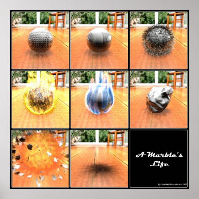 Marmorleben Poster (Vorne)