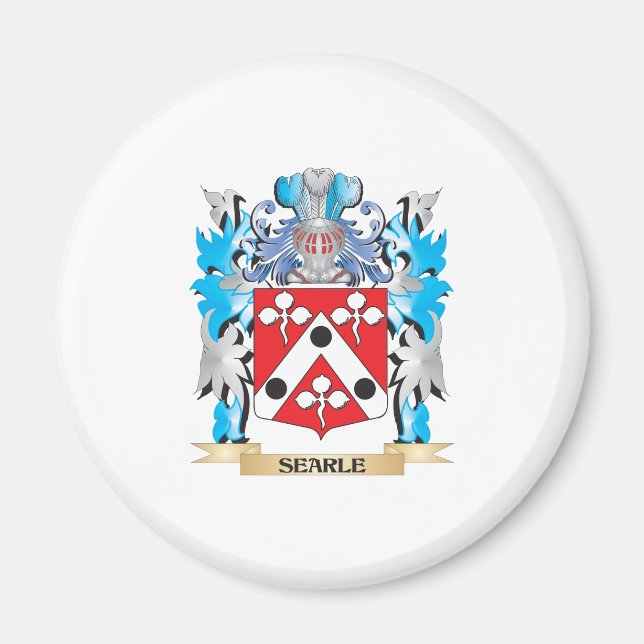 Marmormatte - Familienwappen Magnet (Vorne)