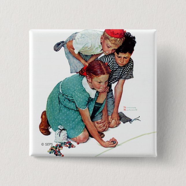 Marmormeister Button (Vorderseite)