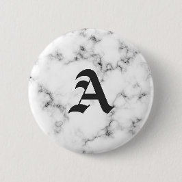 Marmormonogramm Button
