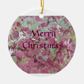 Marmormuster-Weihnachtsverzierung Keramikornament