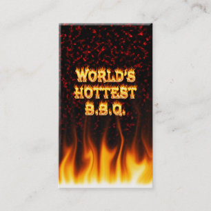 Marmorn heißestes GRILLEN-Feuer der Welt und Visitenkarte