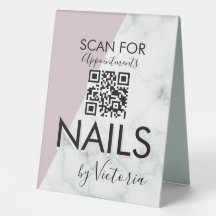 Marmornail Salon Termine QR Code