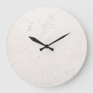 Marmorneutraler Fliesen-natürlicher Große Wanduhr