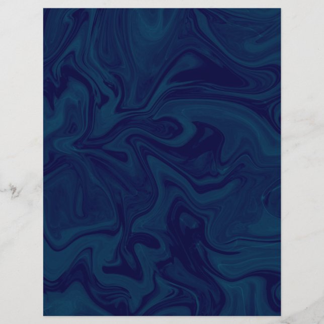 Marmorpapier 8,5" x 11" (Vorderseite)
