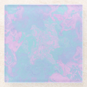 Marmorpastel Glasuntersetzer
