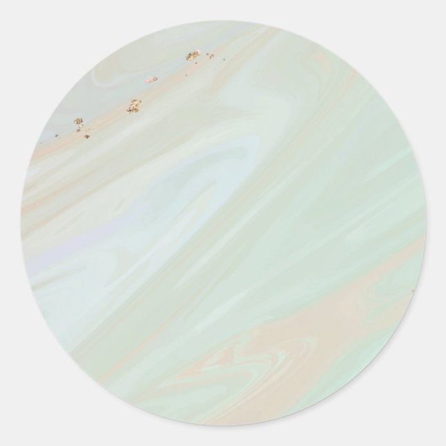 Marmorpastel Stone Texture Classic Round Stickers (Vorderseite)