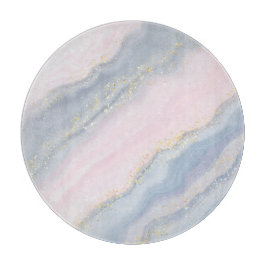 Marmorpastel Stone Texture Glitzer Wasserfarbe Schneidebrett
