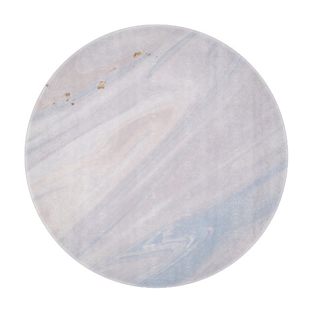 Marmorpastel Stone Texture Glitzer Wasserfarbe Schneidebrett (Vorderseite)