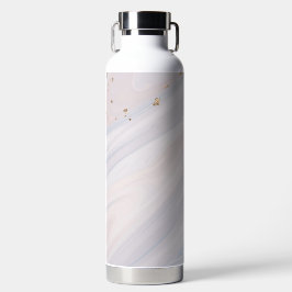 Marmorpastel Stone Texture Glitzer Wasserfarbe Trinkflasche