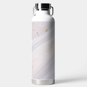 Marmorpastel Stone Texture Glitzer Wasserfarbe Trinkflasche