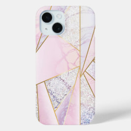 Marmorquartz Rose Gold Glitzer wie Case-Mate iPhone Hülle