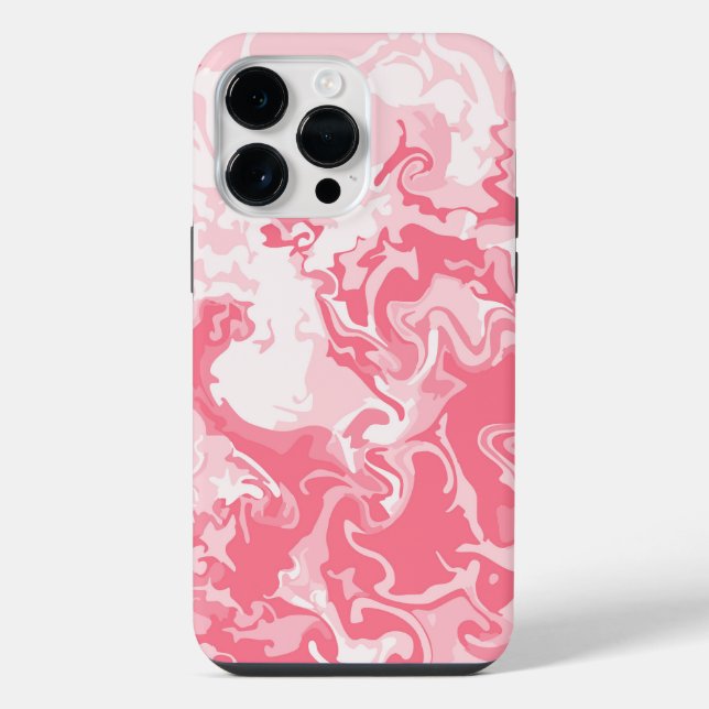 Marmorrosa iPhone 14 Pro Max Hülle (Rückseite)